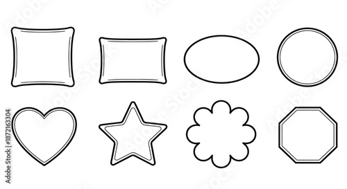 Collection of geometric shapes