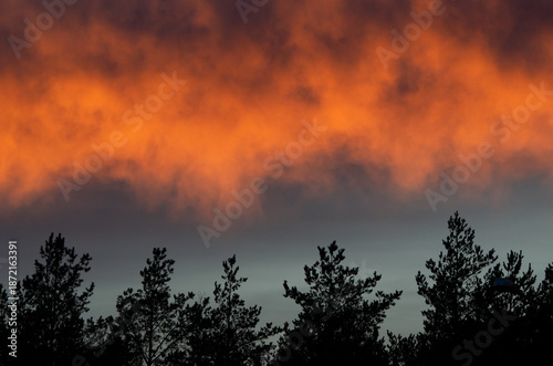 fire in the sky