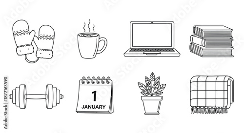 January morning essentials