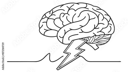 Modern Vector Illustration of Brainstorming and Creative Energy Concept