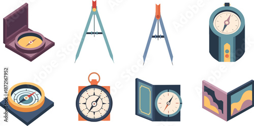 compass and timing tools collection