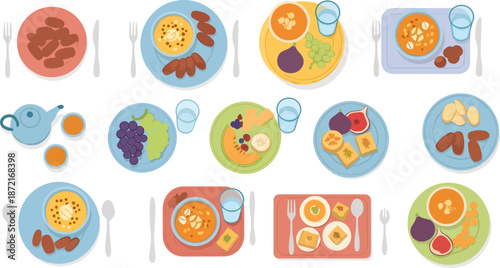 Food plate assortment
