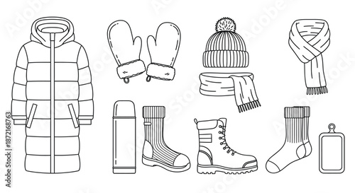 Winter accessories collection