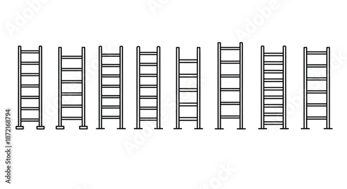 Series of identical ladders