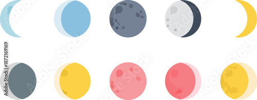 Moon phases array