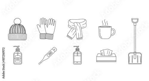 Winter preparation and health care items