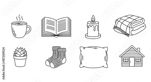 Cozy and relaxing elements