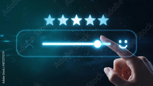Digital Customer Feedback Interface With Emotional Rating and Satisfaction Control