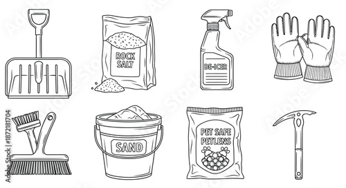 Tools and materials for safe de-icing