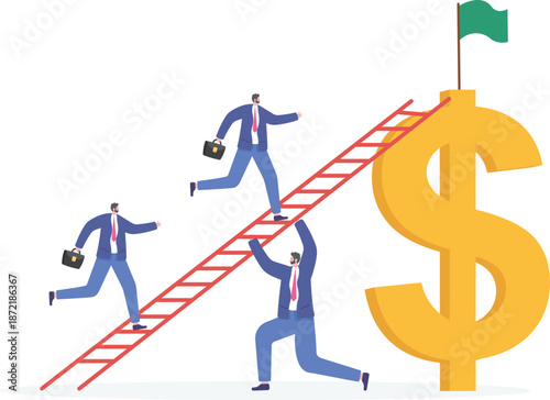 Business and Technology Conceptual Flat Illustrations