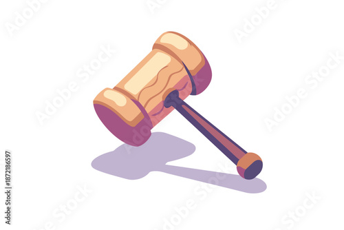 Mallet isolated illustration