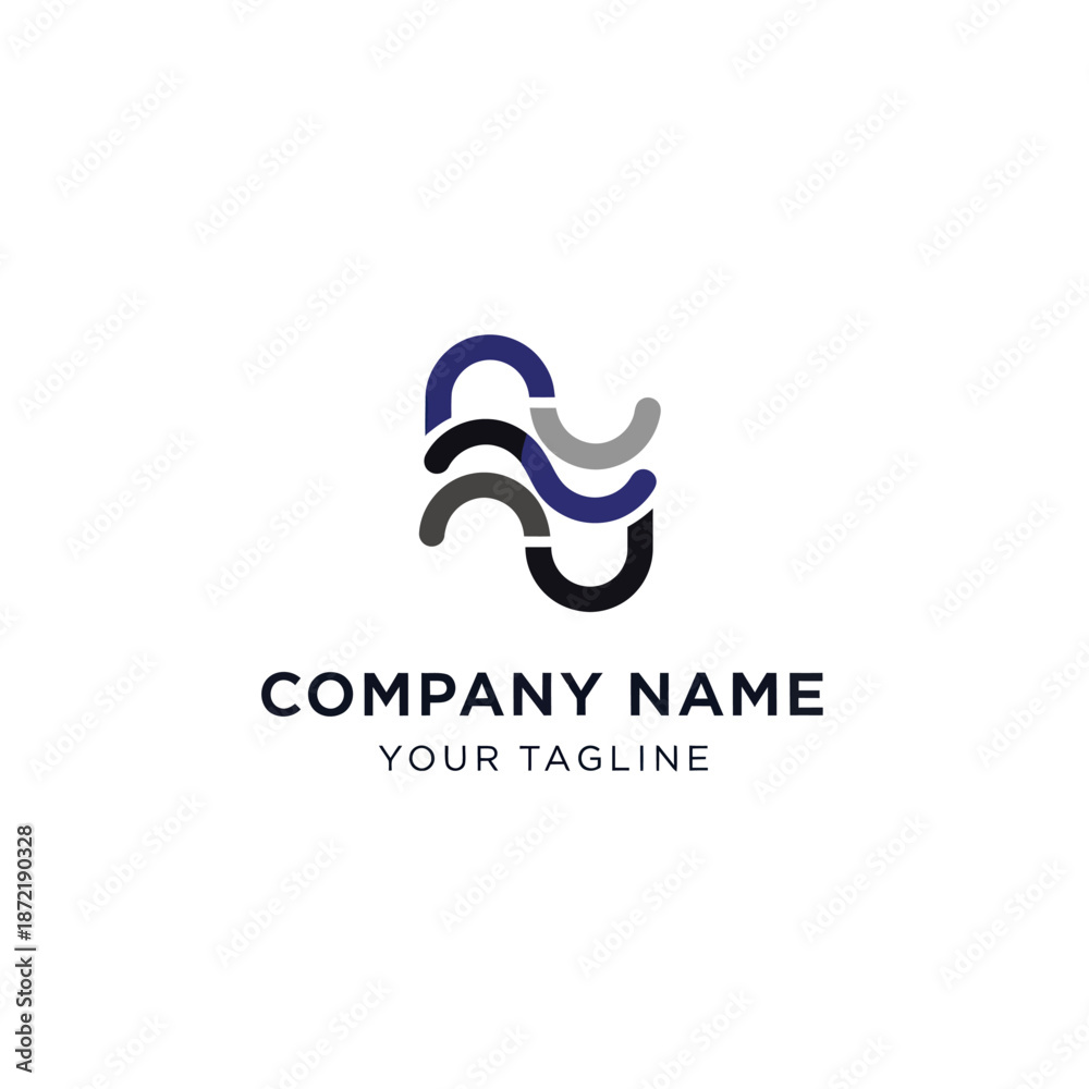 Fototapeta premium Modern Abstract Logo Design Template.