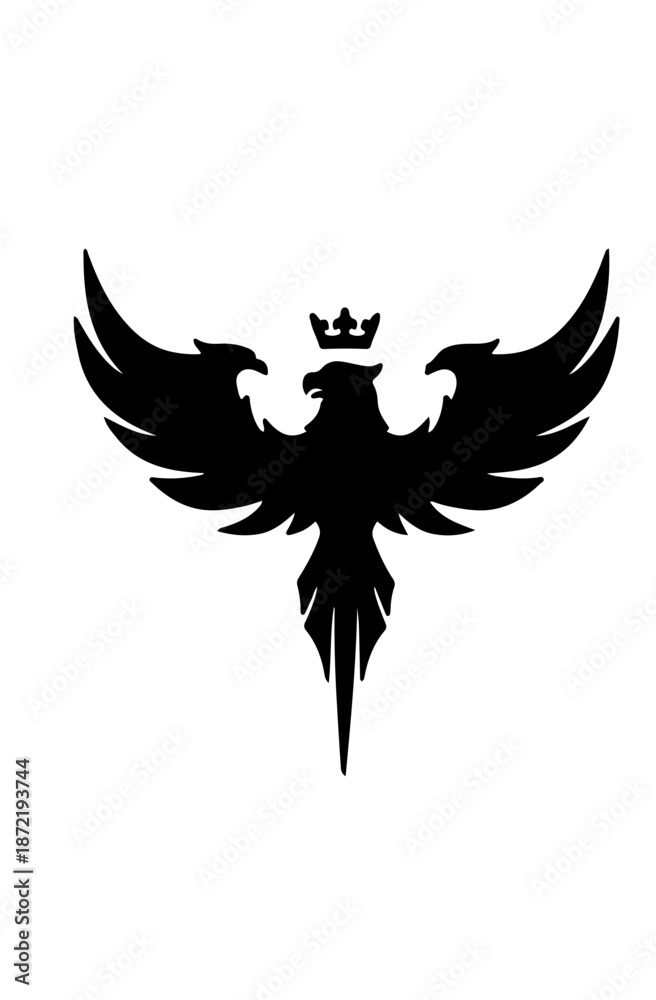 Obraz premium eagle with wings vector