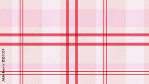 Red and Pink Plaid Grid Background with Luminous Translucent Lines — Romantic Glossy Tartan Texture for Valentine Wedding Cards, Invitations, Banners, Flyers, Social Media, Marketing, Decor