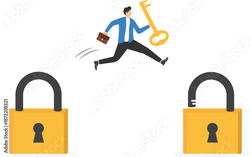 Business and Technology Conceptual Flat Illustrations