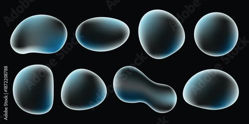 Blue Transparent Water Liquid Asset