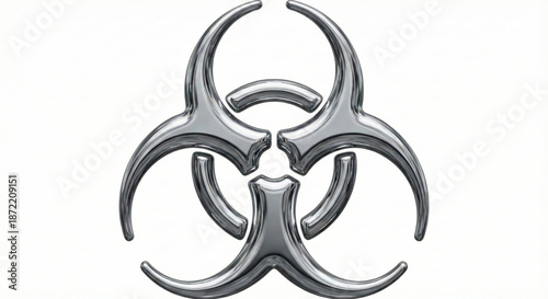 abstract metal background with a heart