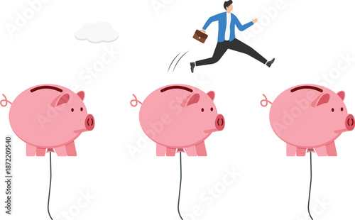 Business and Technology Conceptual Flat Illustrations