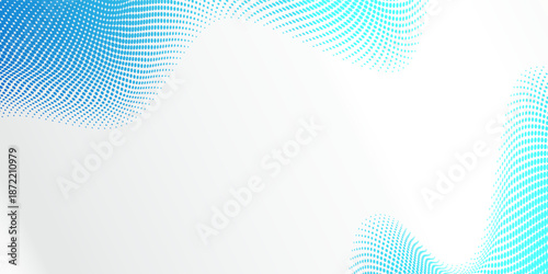 Transparent Vector Gradient Blue Color Halftone Background Staggered Dots Pattern modern dotted