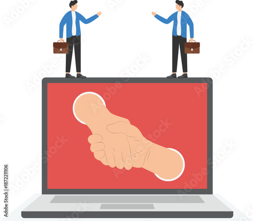 Business and Technology Conceptual Flat Illustrations