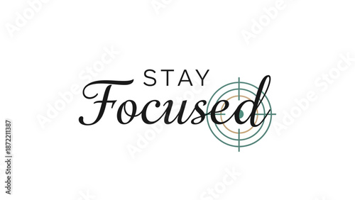 Inspirational quote emphasizing concentration and mental clarity for motivation