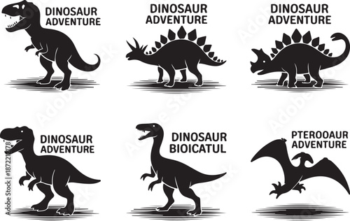 Dinosaur Silhouettes Collection Vector Set

Prehistoric Dinosaurs Black Silhouette Illustration

Dino Adventures Silhouette Pack Design