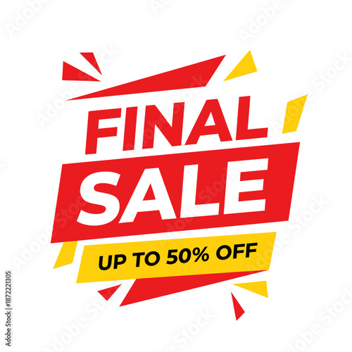 Final Sale Banner with Discount Offer.