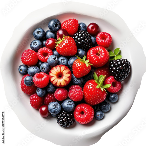 Fresh Mixed Berries, Generative AI