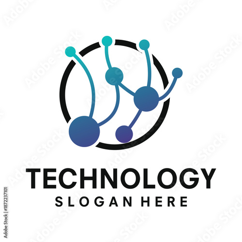 Technology Logo designs vector, Digital Logo template
