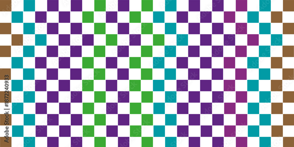 Fototapeta premium colorful random square pattern vector design