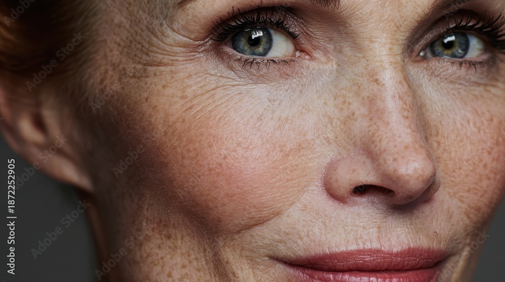 Obraz premium Close up portrait of an appealing adult woman