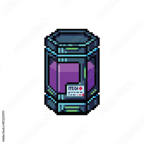 Pixel Art Nano-Gel Canister