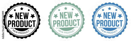 new product seal stamp icon