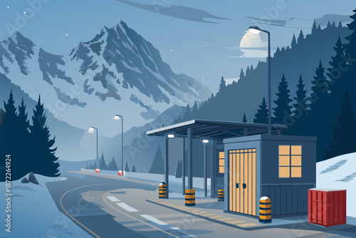 Frozen Mountain Pass Supply Checkpoint