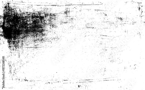 Black grainy texture isolated on white background. cosmic background wall background aquarelle painted spit on wall spray paint surface. Vector illustration.