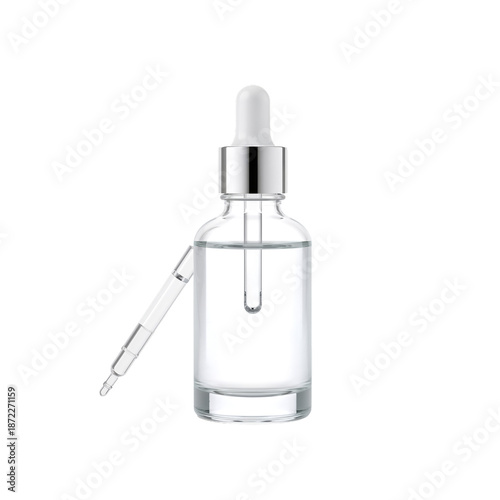 Elegant Glass Bottle Contains Perfume, Displayed Indoors for Beauty and Style