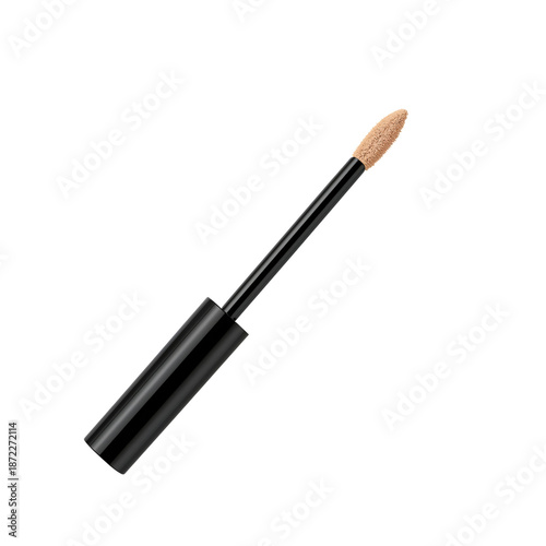 Makeup Applicator on a Plain Background for Beauty Routine