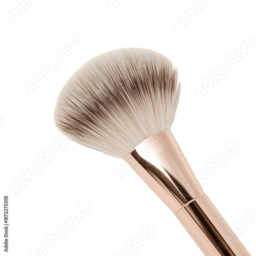 Soft Brush With a Rounded Head for Applying Powder Makeup and Creating a Smoo...