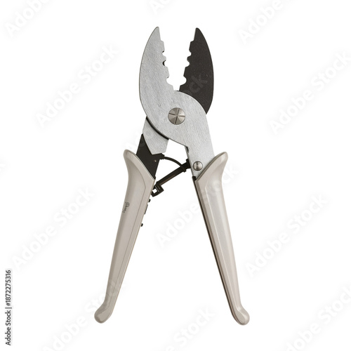 Tools for Work Using Pliers With Orange Handles in a Workshop Setting