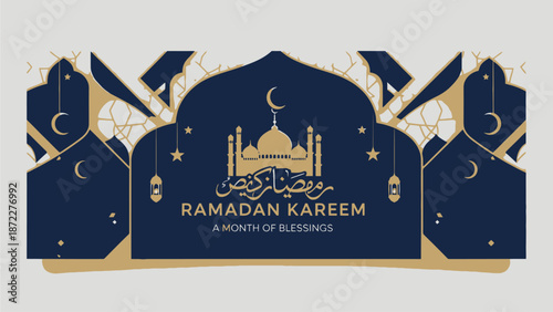 Grey award ribbon icon with star pattern and shield emblem