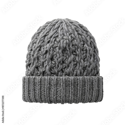 People Wearing Gray Knitted Hat During Cold Winter Day in City