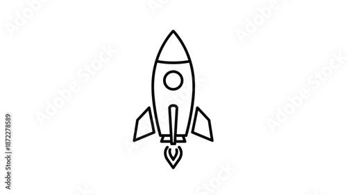 Startup Launch Rocket Icon