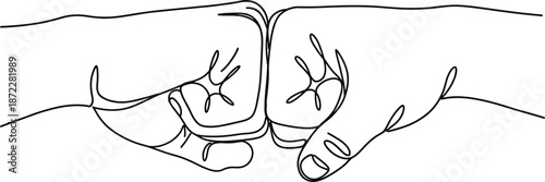 Minimalist line art illustration of pinky promise hands, symbolizing trust, friendship, commitment, love, unity, connection, agreement, relationship, bonding, concept, loyalty, partnership, promise, 