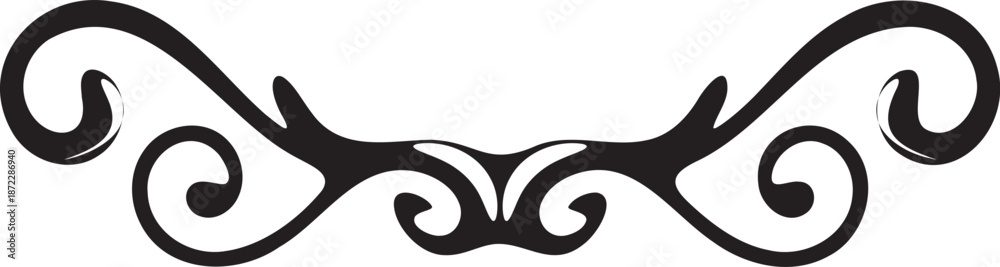 Obraz premium hand drawn ornament arrow shape element