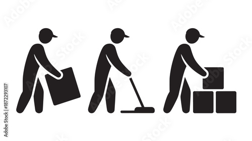 Remote Work and Home Office Workspace Design with Laptop and Desk