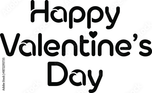 Happy valentine's day greeting card