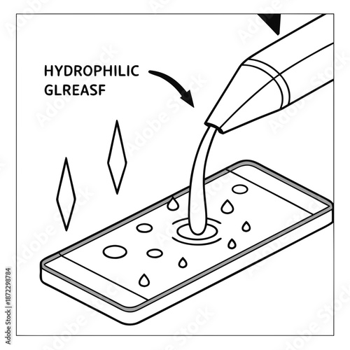 Advanced Hydrophilic Glass Coating Technology for Water Repellent and Pure Surface Finish