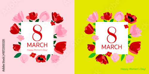 8 March Womens Day Concepts