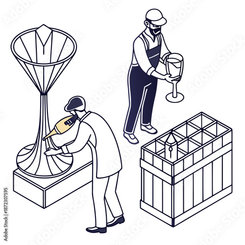 Refined Luxury Crystal Glass Manufacturing and Artistic Production Process for Premium Quality