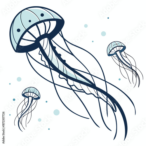 Biomimetic Marine Robotic Jellyfish Concept for Sustainable Underwater Energy Harvesting